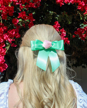 Load image into Gallery viewer, Pink Rosette Hairclip
