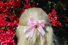 Load image into Gallery viewer, Pink Princess Rose Hairclips

