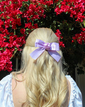 Load image into Gallery viewer, Lavender Rosette Hairclips
