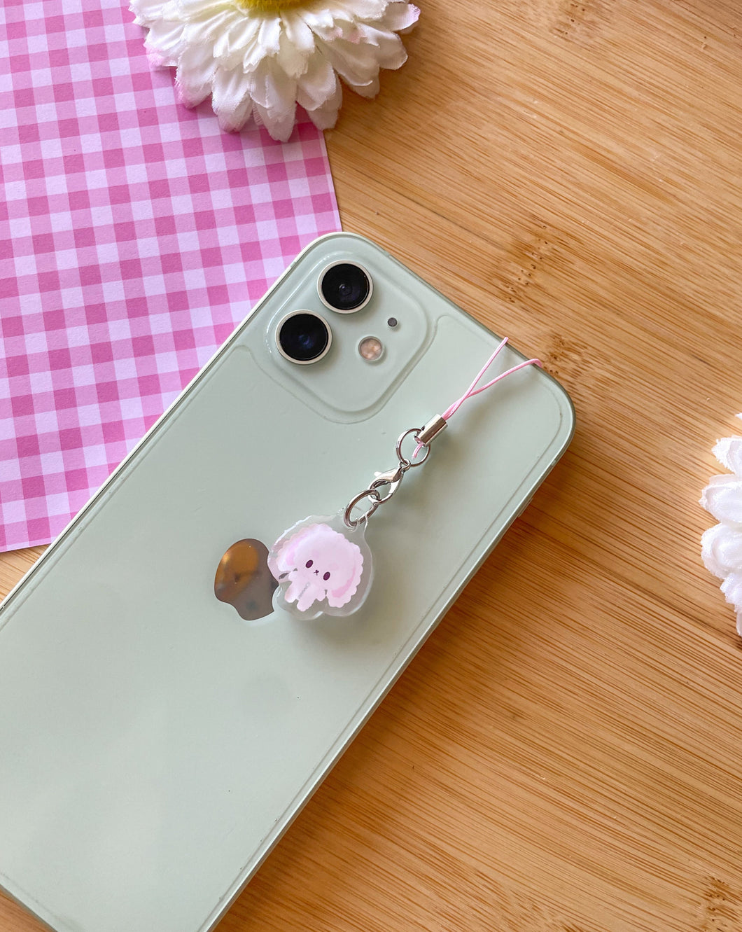 Flor the Bunny Phone Charm