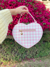 Load image into Gallery viewer, Pink Picnic Heart Bag
