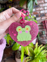 Load image into Gallery viewer, Glitter Gunther Keychain
