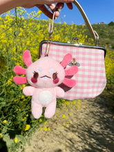 Load image into Gallery viewer, Maxolotl the Axolotl Plushie Keychain
