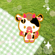Load image into Gallery viewer, Devil Jolene the Cow Pin
