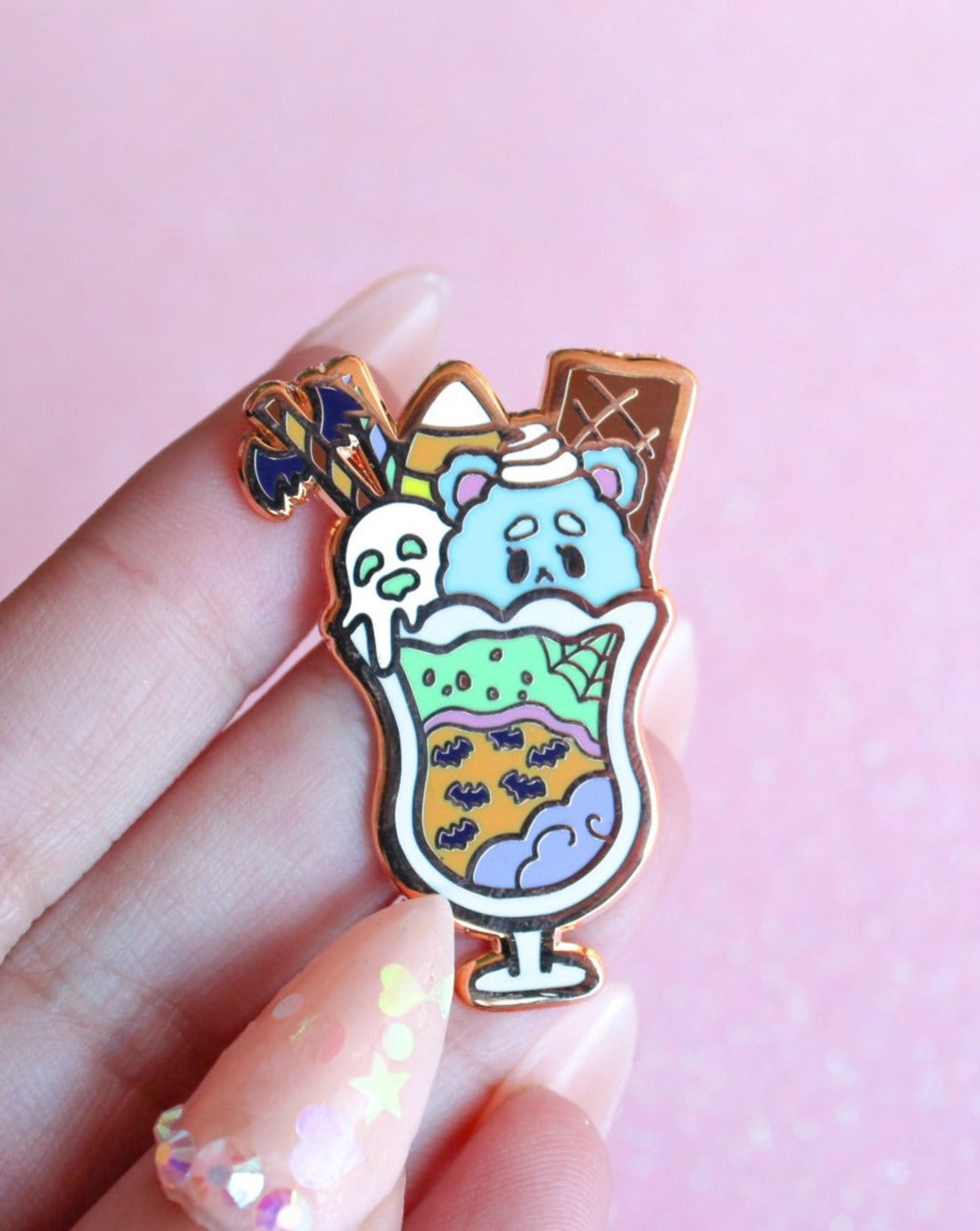 Spooky Parfait Enamel Pin