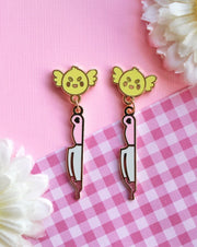Knife Earrings