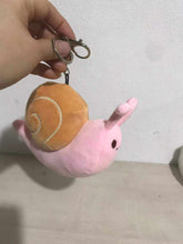 Load image into Gallery viewer, Snail Keychain Plushie
