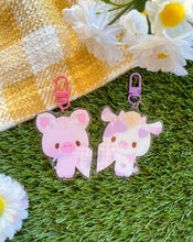 Load image into Gallery viewer, Best Friends Jolene and Biscuit Keychain
