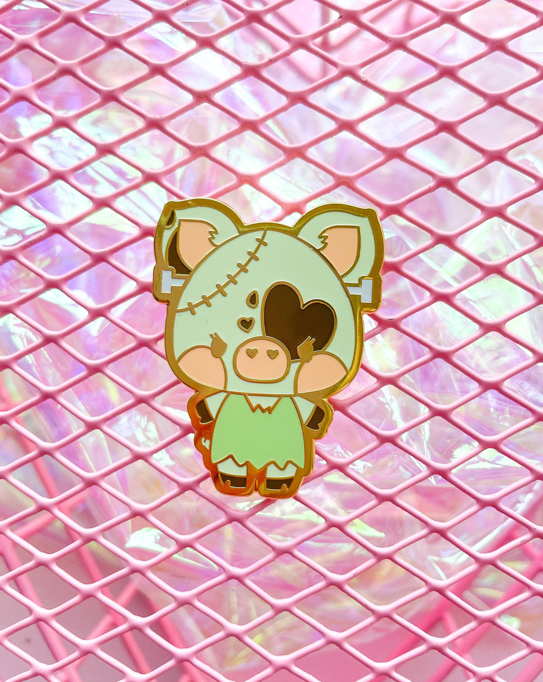 Franken Butter the Pig Pin