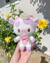 Load image into Gallery viewer, Keychain Jolene the Cow Plushie
