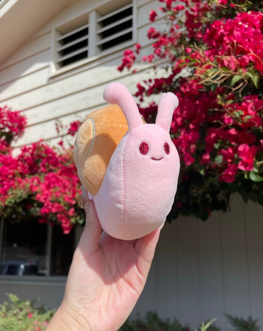 Snail Keychain Plushie