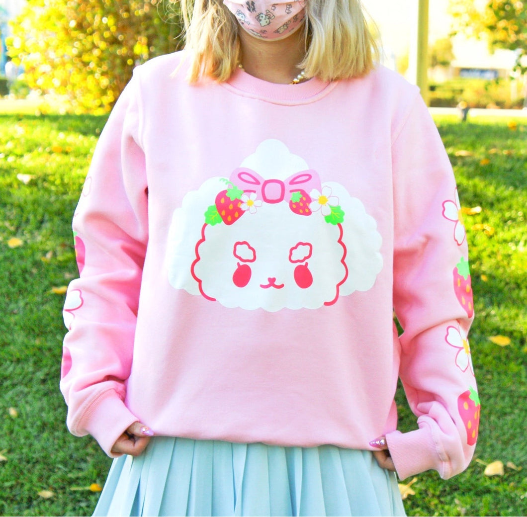 Strawberry Fluffy Sweater