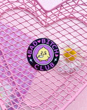 Load image into Gallery viewer, Bad Bitch Club Black Enamel Pin
