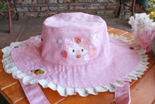 Load image into Gallery viewer, Strawberry Cow Sun Hat
