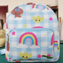 Load image into Gallery viewer, Rainbow Sky Canvas Backpack
