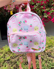 Load image into Gallery viewer, Strawberry Picnic Canvas Backpack
